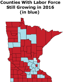 map-counties with labor force still growing in 2016