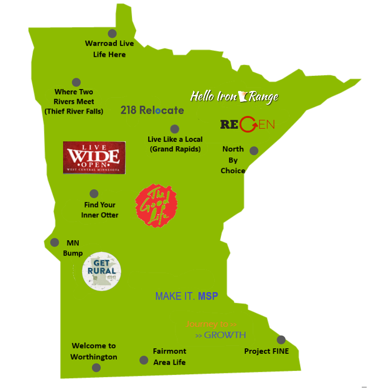 map of minnesota resident recruitment programs