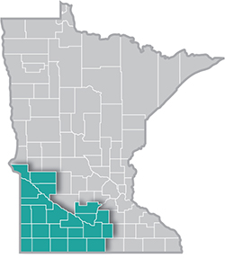 southwest minnesota map